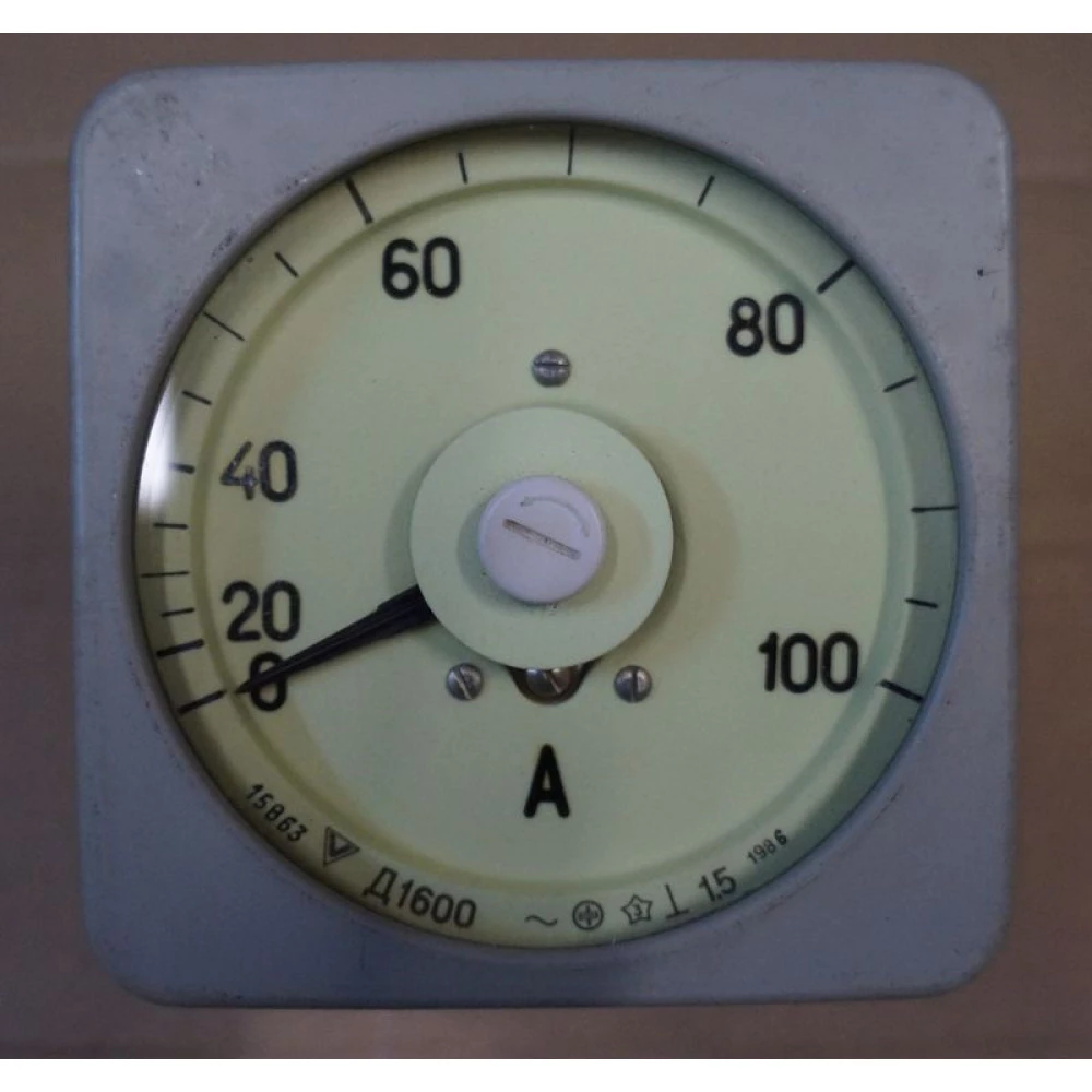 Амперметр Д 1600-0-100А (5А-50Hz)